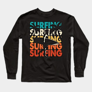 Surfing T Shirt For Women Men Long Sleeve T-Shirt